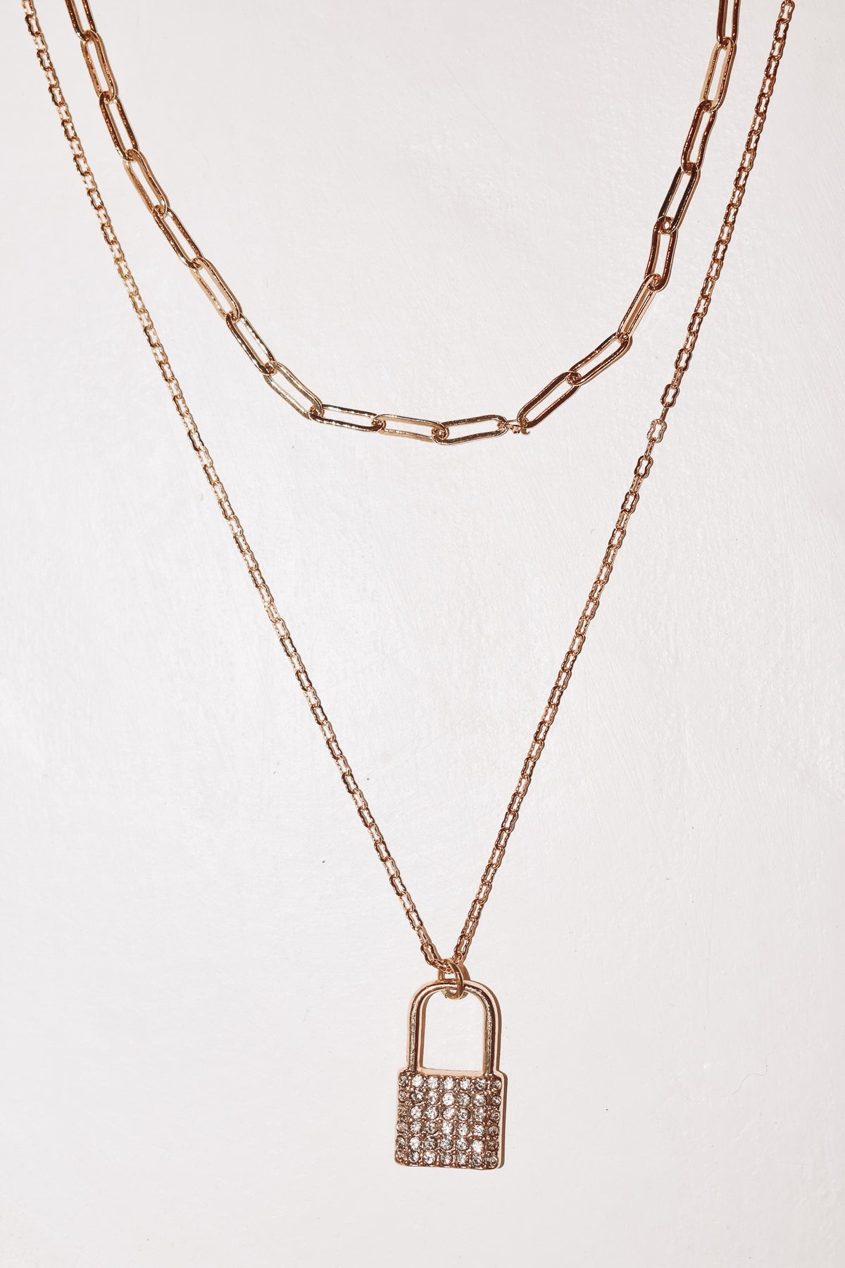 Love Lock Layered Necklace