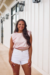 Paradise Pink Cropped Top