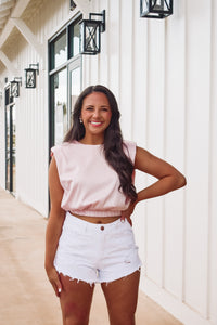 Paradise Pink Cropped Top