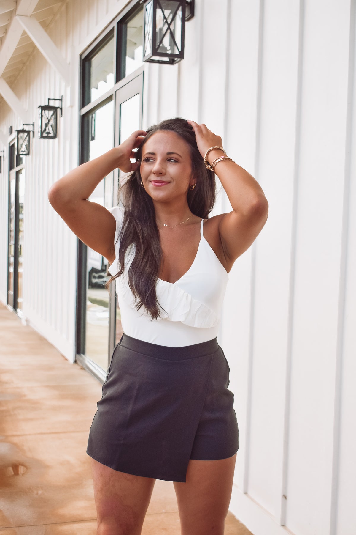 Cameron Sleeveless White Bodysuit