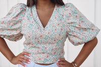 Penelope Puff Sleeve Floral Top