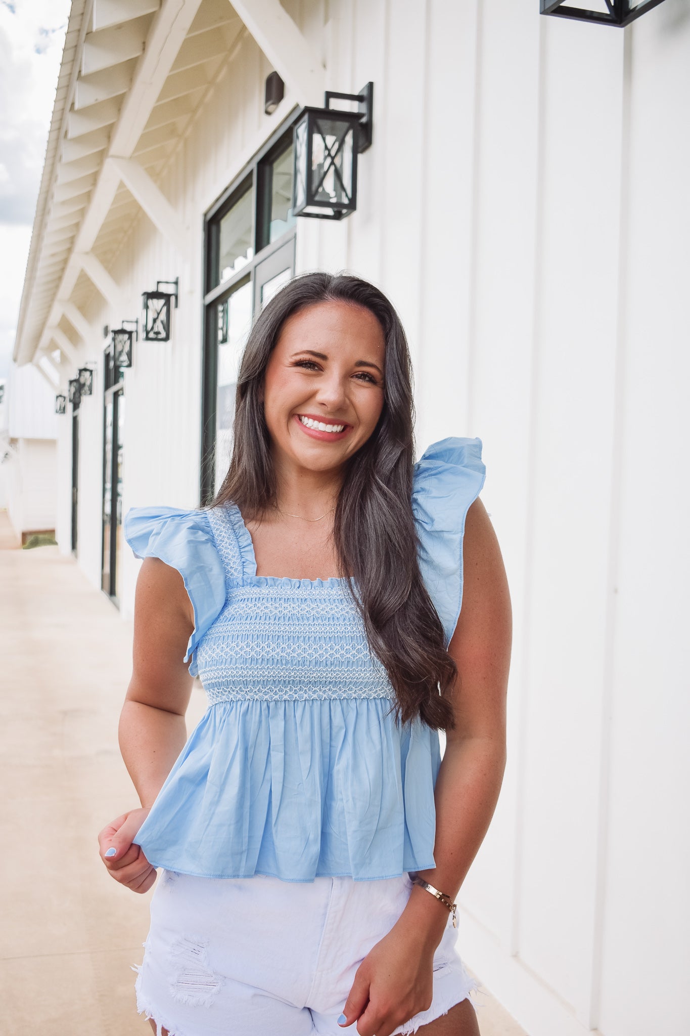 Finlay Ruffle Top – Southern Stars Boutique