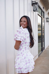 Presley Floral Ruffle Dress