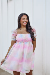 Ryleigh Babydoll Organza Dress